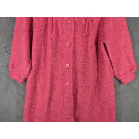 VTG Women’s Berger Du Nord Dressing Gown Robe Pink XL - Picture 3 of 11